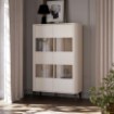 Forte Витрина 100 см Breathtaker, дуб «Маувелла»/песочный, BTHV321-M846 - Home Club, изображение 3