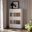 Forte Витрина 100 см Breathtaker, дуб «Маувелла»/песочный, BTHV321-M846 - Home Club, изображение 4