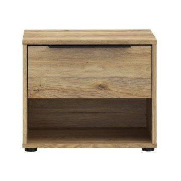 Forte Приліжкова тумба 50 см із шухлядою Orkney, дуб Mauvella, OKYK011-D108 - Home Club