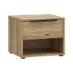 Forte Приліжкова тумба 50 см із шухлядою Orkney, дуб Mauvella, OKYK011-D108 - Home Club, зображення 4