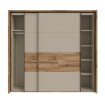 Forte Шкаф 231 см Ricciano «Песочный»/«Дуб с прослойками», RCQS92413B-Q250 - Home Club, изображение 6