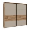 Forte Шкаф 231 см Ricciano «Песочный»/«Дуб с прослойками», RCQS92413B-Q250 - Home Club, изображение 7