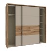 Forte Шкаф 231 см Ricciano «Песочный»/«Дуб с прослойками», RCQS92413B-Q250 - Home Club, изображение 8