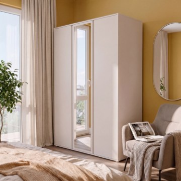 Forte Шафа 130 см Lisson, пісочний, LSQS731M-U60 - Home Club