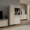 Forte Витрина 95 см Seravel, цвет «Песочный»/«Дуб Маувелла», SVLV621L-Q112 - Home Club, изображение 2
