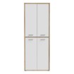 Forte Шафа 90 см Keflavik, білий/дуб Artisan, KFLS822-C881 - Home Club