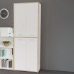 Forte Шафа 90 см Keflavik, білий/дуб Artisan, KFLS822-C881 - Home Club, зображення 2