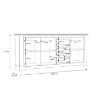 Forte Комод провансальского стиля Iloppa, 205 см, TIQK241-J99 - Home Club, изображение 5