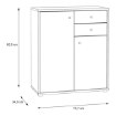 Forte Комода 75 см Archbox Old – Wood Vintage, T2KK50-H51 - Home Club, зображення 6
