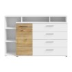 Forte Комода 155 см Mayacus Білий/Дуб Mauvella, JCKK351L-M949 - Home Club, зображення 2