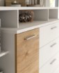 Forte Комода 155 см Mayacus Білий/Дуб Mauvella, JCKK351L-M949 - Home Club, зображення 6