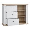 Forte Комода 120 см Pontypool Білий/Дуб «Ріва», PNTK226L-Q214 - Home Club, зображення 5