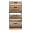 Forte Шафка для взуття 60x20 см із шухлядою Niko, дуб Artisan, NIKD311-D78 - Home Club, зображення 3