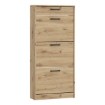 Forte Шафка для взуття 60x20 см із шухлядою Niko, дуб Artisan, NIKD311-D78 - Home Club, зображення 4