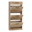 Forte Шафка для взуття 60x20 см із шухлядою Niko, дуб Artisan, NIKD311-D78 - Home Club, зображення 5