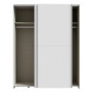 Forte Розсувна шафа 150 см Schach&matt, біла, SHMS72231-120 - Home Club, зображення 3