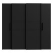 Forte Шкаф 200 см Kalixtus, чёрный/белый, KLTS62321-Q217 - Home Club, изображение 3