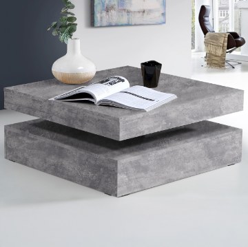 Forte Столик 80 см Coffee Tables, бетон, светло-серый, CFTT4181-U39 - Home Club