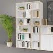 Forte Вузька відкрита стелажна стійка висотою 45 см Keflavik, білий/дуб Artisan, KFLR811-C881 - Home Club, зображення 2