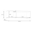 Forte Надстройка над шкафом, ECBN031-D108 - Home Club, изображение 6