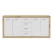 Forte Комода 200 см Baccio Дуб Artisan / Білий, BCCK251-C804 - Home Club, зображення 2