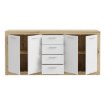 Forte Комода 200 см Baccio Дуб Artisan / Білий, BCCK251-C804 - Home Club, зображення 3