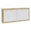 Forte Комода 200 см Baccio Дуб Artisan / Білий, BCCK251-C804 - Home Club, зображення 4