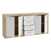 Forte Комода 200 см Baccio Дуб Artisan / Білий, BCCK251-C804 - Home Club, зображення 5