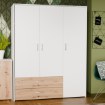 Forte Шафа 150 см з висувними ящиками Culgoa, білий/дуб Artisan, CUGS831-C853 - Home Club