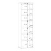 Forte Шкаф для обуви с зеркалом 50 см Net106, белый, MS162-120 - Home Club, изображение 7