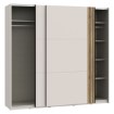 Forte Розсувна шафа 220 см Waikato, пісочний, WKTS92316-M902 - Home Club, зображення 5