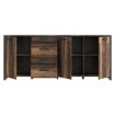 Forte Комода 206 см Clif Old – Wood Vintage/Темно-сірий бетон, CLFK243R-C546 - Home Club, зображення 3