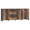 Forte Комода 206 см Clif Old – Wood Vintage/Темно-сірий бетон, CLFK243R-C546 - Home Club, зображення 4