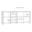 Forte Комода 206 см Clif Old – Wood Vintage/Темно-сірий бетон, CLFK243R-C546 - Home Club, зображення 8