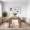 Forte Розкладний стіл 120x85 см, дуб Mauvella, TMST142-D108 - Home Club, зображення 3