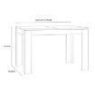 Forte Розкладний стіл 120x85 см, дуб Mauvella, TMST142-D108 - Home Club, зображення 8