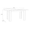 Forte Розкладний стіл 120x85 см, дуб Mauvella, TMST142-D108 - Home Club, зображення 9