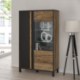 Forte Витрина 100 см Hayato, черный/альпийская ель, HYTV521R-M215 - Home Club