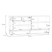 Forte Широкий комод Penkridge, PKDK241-M848 - Home Club, зображення 7