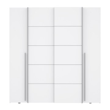 Forte Шафа 200 см Narago, біла, NRGS32511-120 - Home Club