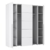 Forte Шафа 200 см Narago, біла, NRGS32511-120 - Home Club, зображення 5