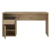 Forte Письмовий стіл 140x55 см із шухлядою та шафкою Modultrick, дуб Artisan/графіт, MDUB112-C827 - Home Club, зображення 3