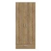 Forte Шафа 90 см із висувною шухлядою Econobox 2, дуб Mauvella, ECBS923-D108 - Home Club, зображення 2