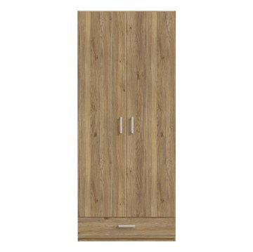 Forte Шкаф шириной 90 см с ящиком Econobox 2, дуб Mauvella, ECBS923-D108 - Home Club