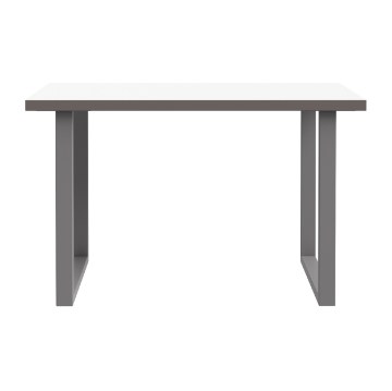 Forte Письменный стол 120x75 см Keflavik, белый/графитовый, KFLB211-120-940 - Home Club