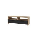 Forte Тв-тумба 100 см Helppo, дуб Artisan/чёрный, FINBNT12-M709 - Home Club, изображение 8