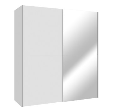 Forte Шкаф-купе с зеркалом 170 см Kaikais, белый, KAIS82241-120 - Home Club