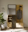 Forte Передпокій 132 см Jytana Дуб Маувелла/Чорний, JTND01L-M635 - Home Club, зображення 2