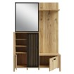 Forte Передпокій 132 см Jytana Дуб Маувелла/Чорний, JTND01L-M635 - Home Club, зображення 6