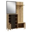 Forte Передпокій 132 см Jytana Дуб Маувелла/Чорний, JTND01L-M635 - Home Club, зображення 9